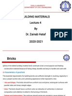 Building Materials by Dr. Zainab Hataf 2020-2021: Diyala University Department of Civil Engineering