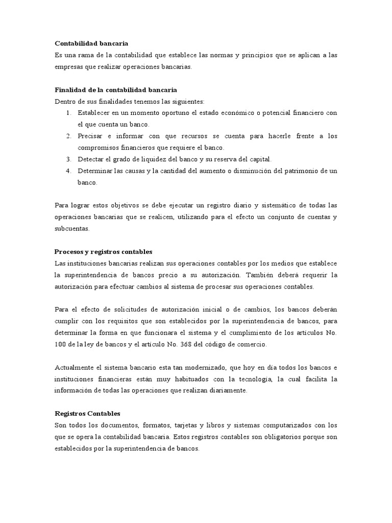 Contabilidad Bancaria Pdf