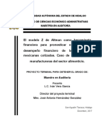 El Modelo Z de Altman Como Herramienta Financiera