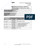 Document Title: Requirements On Memory Hardware Abstraction Layer