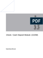 Check / Cash Deposit Module (CCDM) : Operating Manual