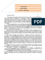 Caderno Do Professor – EM 1ª Série Linguagen V2