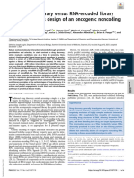 DNA-RNA library screen identifies pri-miR-27a inhibitor