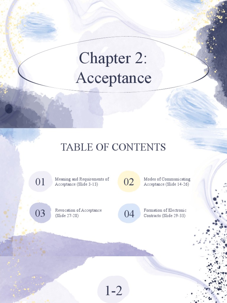 Understanding Acceptance in Contract Law | PDF | Offer And Acceptance ...