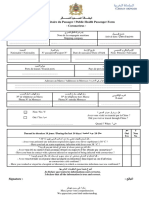 Fiche Sanitaire Du Passager