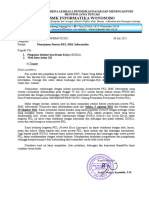 Surat Pemberitahuan Penerjunan PKL PKL 2021