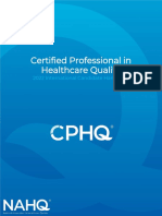 Certified Professional in Healthcare Quality: 2022 International Candidate Handbook
