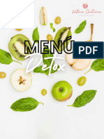 Menú Detox