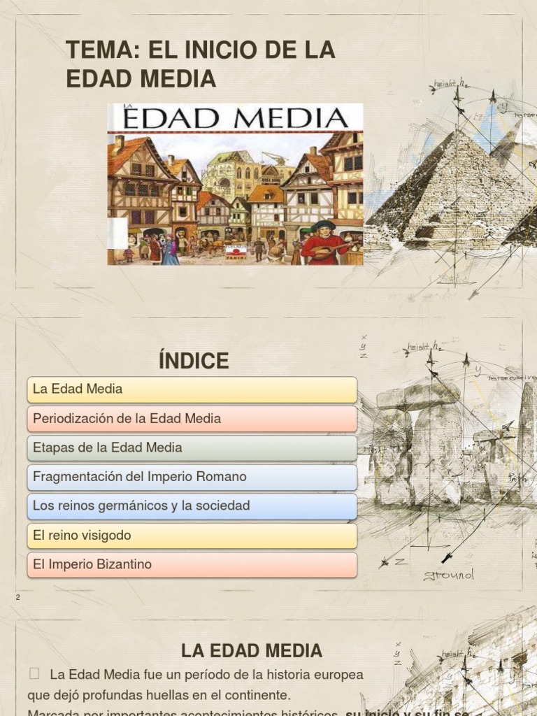 Tema 1. - El Inicio de La Edad Media | PDF | imperio Bizantino | Edades ...