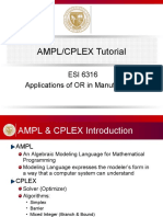 Ampl Cplex Tutorial
