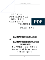 Farmacotoxicologie Si Farmacoepidemiologie Generala