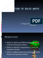 Introduction To Solid Waste