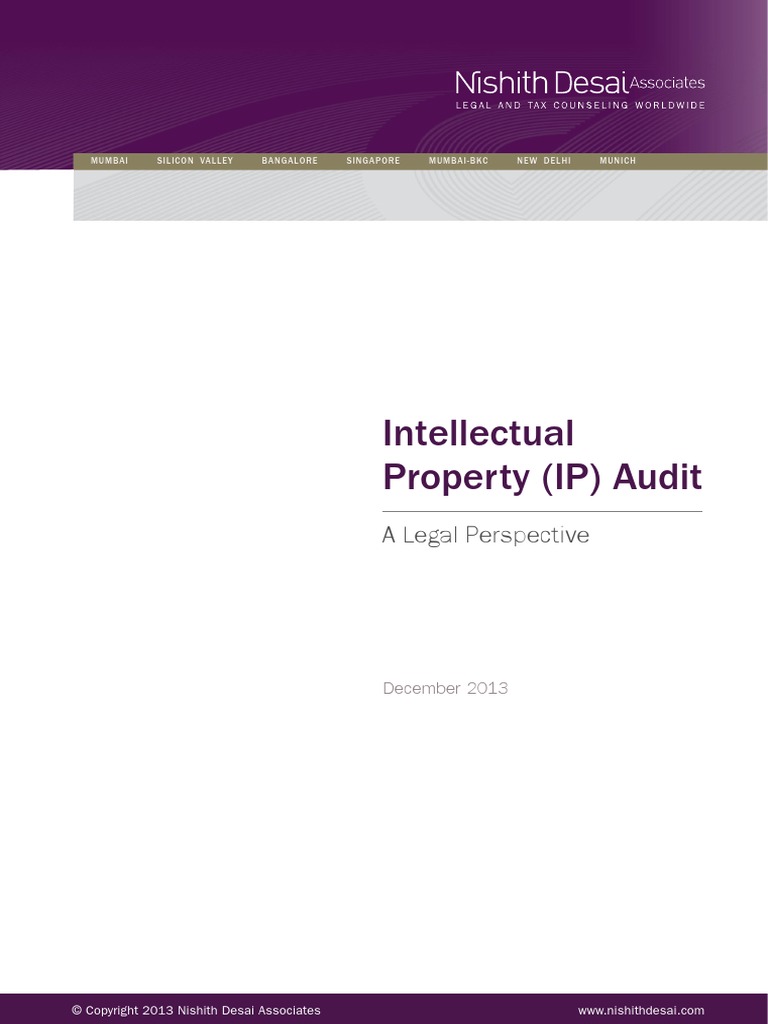 Intellectual Property (IP) Audit: A Legal Perspective | PDF ...