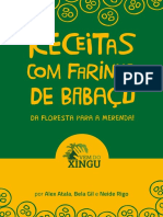 Receitas com farinha de babaçu