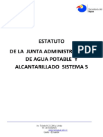 Formato de Estatuto Para Juntas Administ
