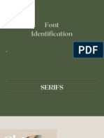 Font Identificationpdf