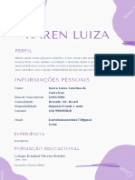 Karen Luiza: Informações Pessoais