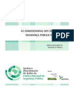 FBSP Corregedorias Orgaos Seguranca Publica Brasil 2014