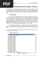 Basic Tutorial Introduction To Cadence Virtuoso: 1 - Inicialization