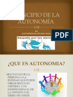 Principio de la autonomía