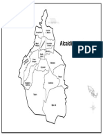 Mapa de Alcaldias de La CDMX para Imprimir