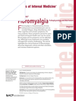 Fibromyalgia: Annals of Internal Medicine