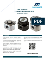 MX Series Oval Gear Flowmeter: Instruction Manual
