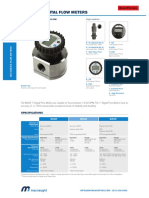 MX25 1" Flow Meter 1.6 32 GPM Technical Specifications