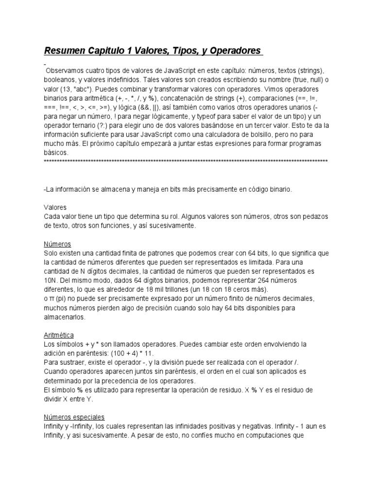 Eloquent JS (Resumen) | PDF | Pi | Poco
