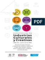 Caracterizacion Industrias Culturales y Creativas de Bogota 2019