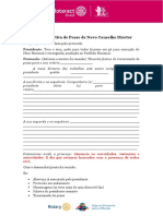 Modelo de Protocolo de Posse - Distrito 4310-1
