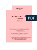 Comte - Lettres - Inedites