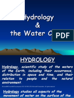 Session 2 - Hydrology and The Water Cycle