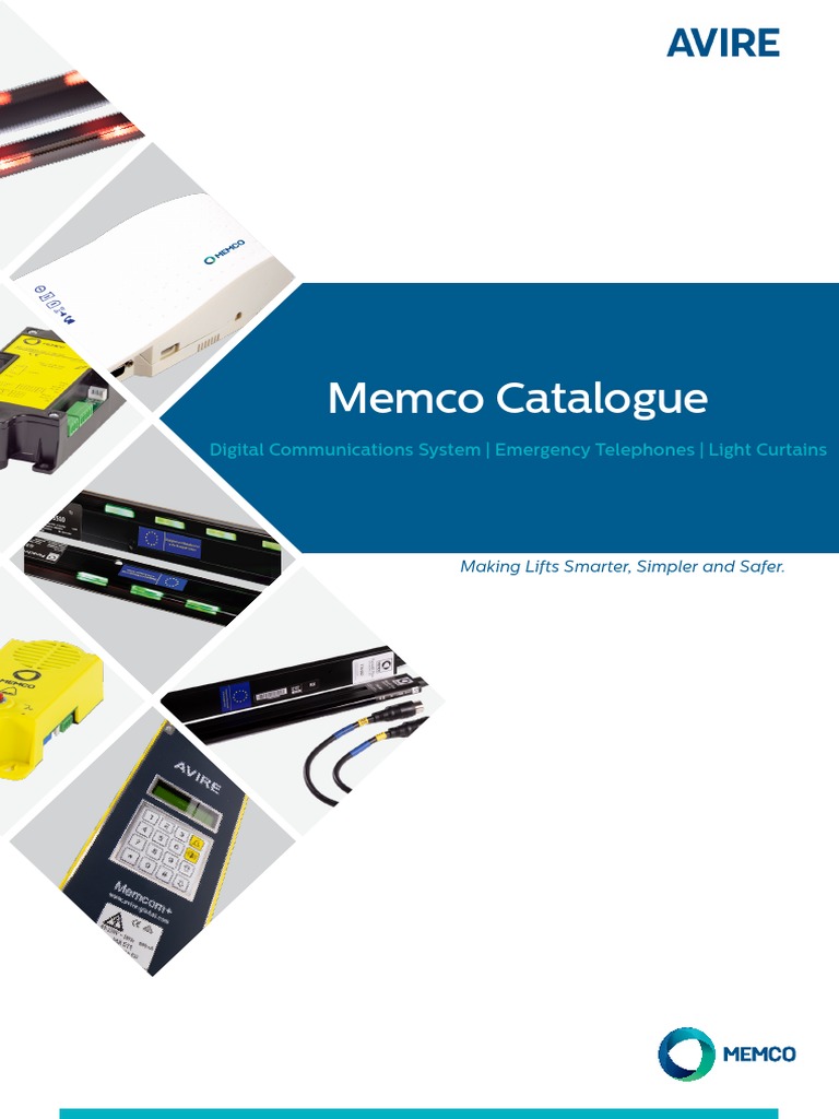 Memco Product Catalogue UK v6 1 Digital | PDF | Elevator | Telephone