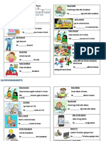 Daily Routines - Present Tense