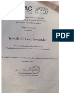 Mapa Conceptual Del Tema de La Creación de La Universidad de San Carlos de Guatemala, 346 Aniversario.