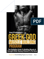 Greek God: Muscle Building Program