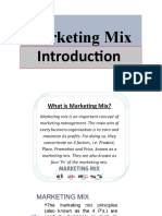 Marketing Mix Introduction
