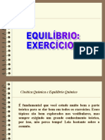 Cinética Química e Equilíbrio Químico - Exercícios Resolvidos