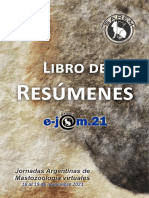 Libro Resumenes - Jornadas Argentinas de Mastozoologia 2021