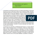 Qué Es La Autoestima y Por Qué Es Importante - Tarea