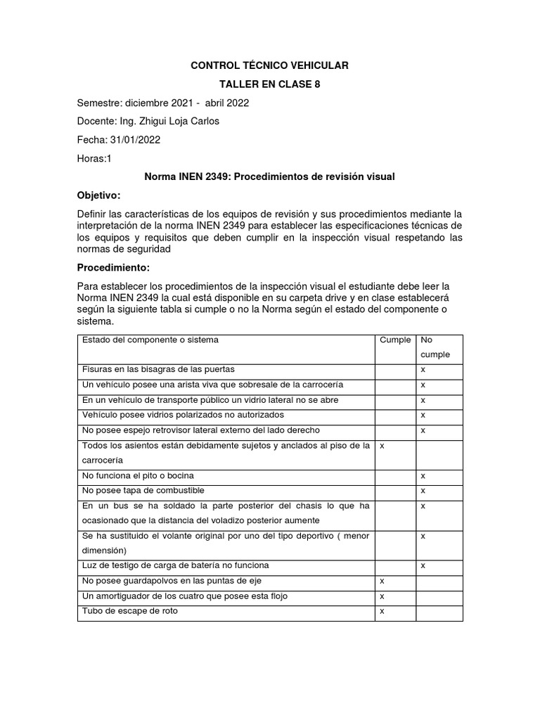Norma 2349 | PDF