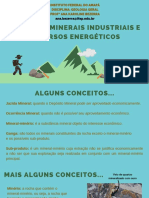 Recursos Minerais Industriais e Energéticos Prova