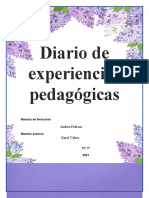 Diario de Experiencias Pedagógicas