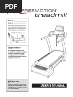 Freemotion Treadmill