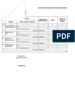 08 Format Daftar Rencana Kerja Sama Antar Desa