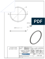 Detalle de O-ring para sistema de enfriamiento de aceite