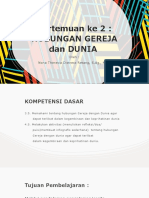 Pertemuan 2 Materi Hubungan Gereja Dan Dunia1