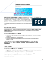 Intravenous IV Fluid Prescribing in Adults