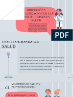 Dirección y Organización de Las Instituciones en Salud